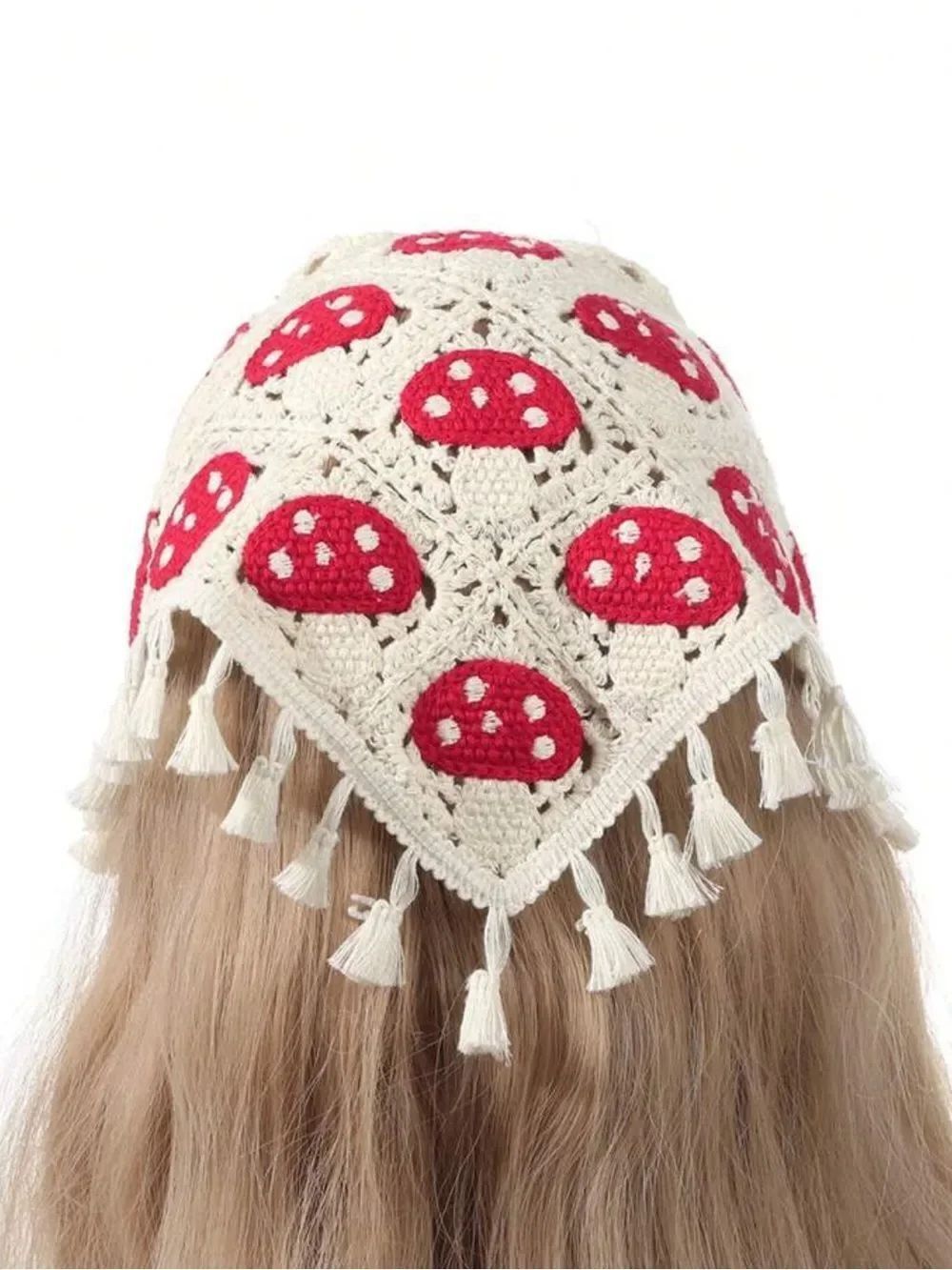mushroom scarf S187